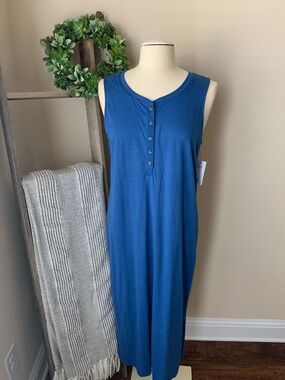 Sonoma henley knit midi dress | NWT